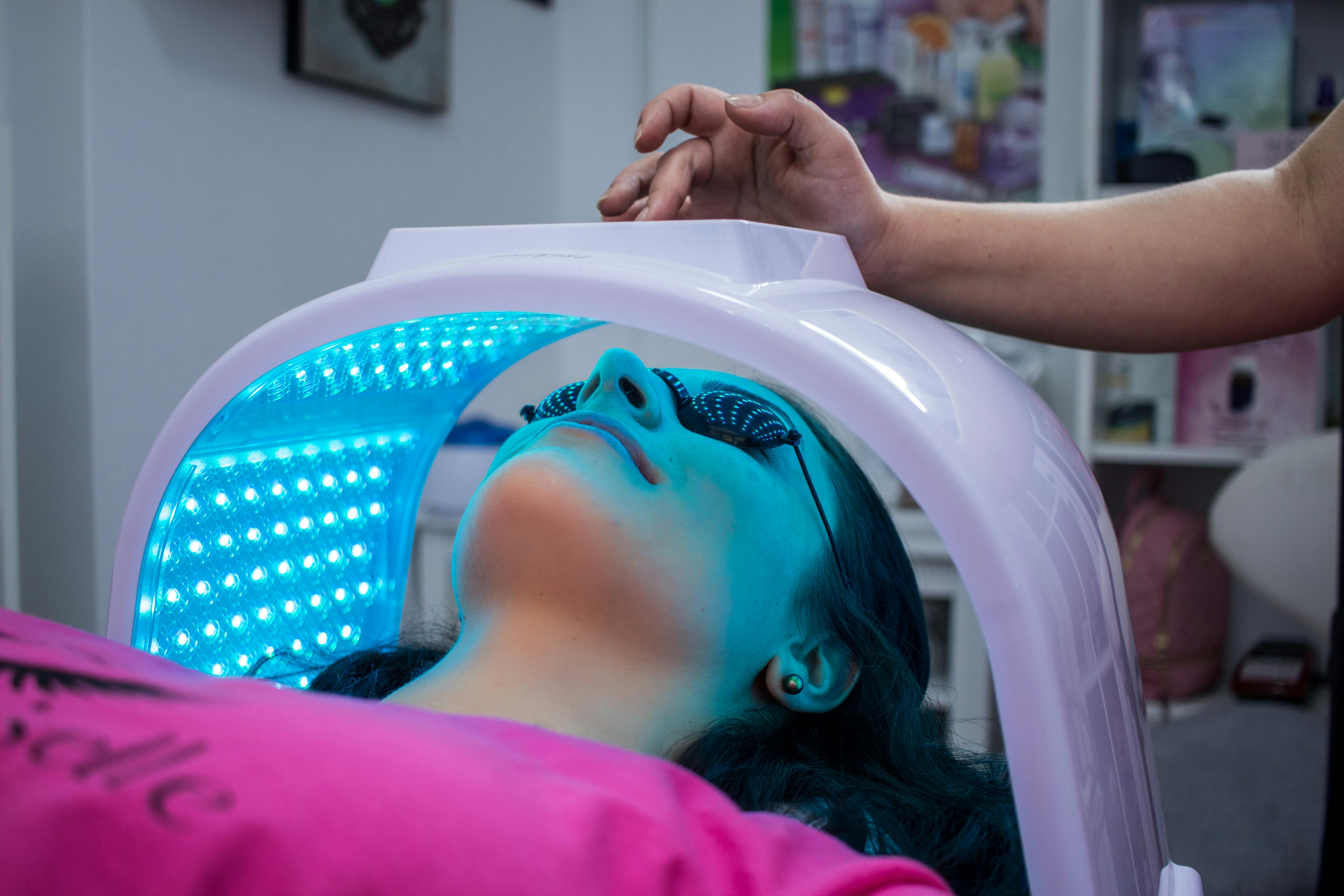 A therapist preparing a luxury facial at Wilbury Clinic